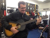 IMG 0265  Trying out a new acoustic in Palmerston North